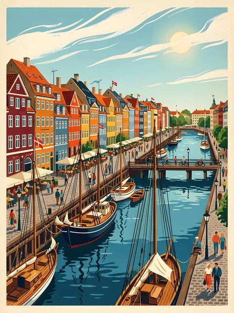 Kopenhagen Nyhavn