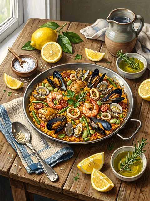 Paella ve Limonlar