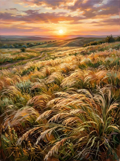 Steppe al Crepuscolo