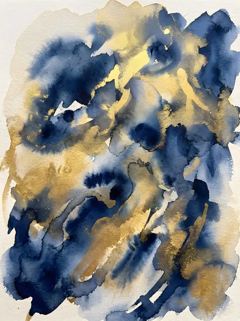 Indigo und Gold