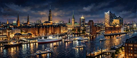Hamburg bei Nacht