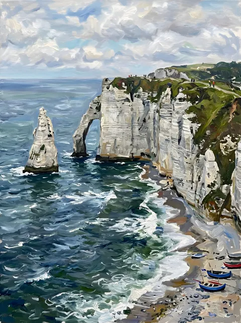 Klippen di Étretat