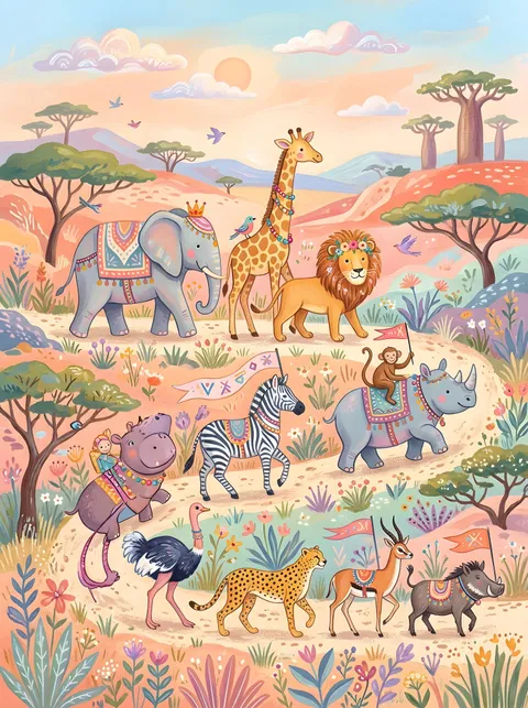 Safari-Parade