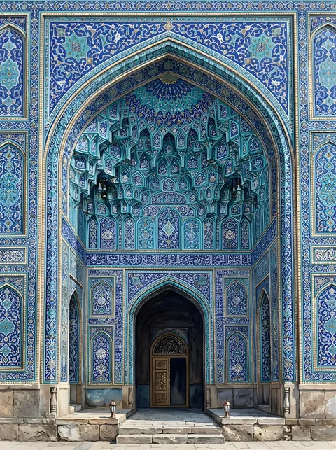Portale della Moschea Blu