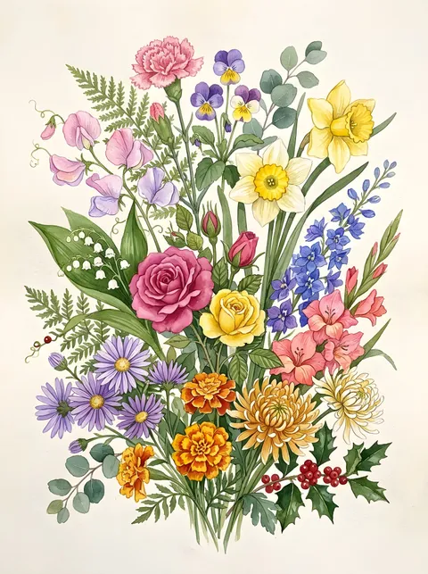 Geburtsblumen
