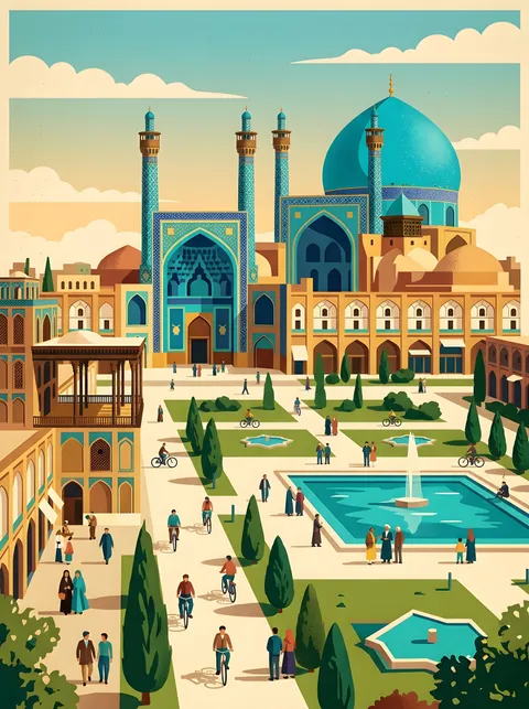 Naqsh-e Jahan in Isfahan