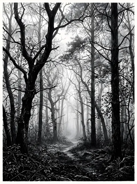 Wald im Nebel