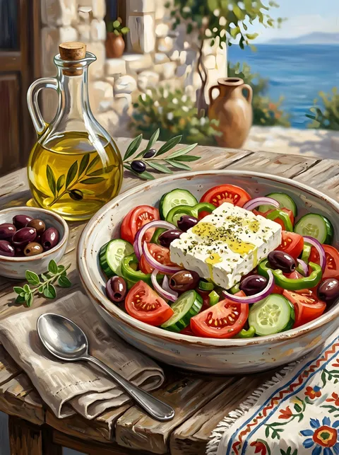 سالاد یونانی